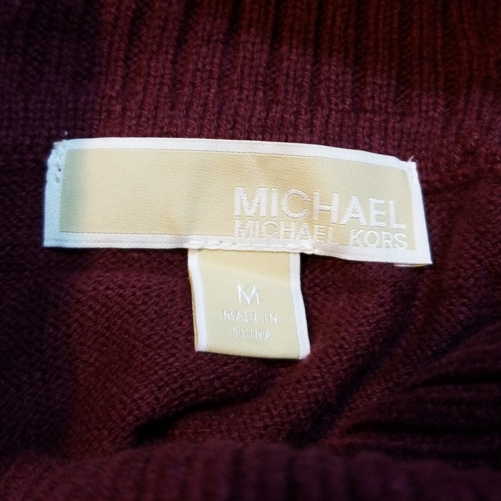 ๐โฌ๏ธ MICHAEL Michael Kors Cowl Neck Sweater Size M - Picture 4 of 7